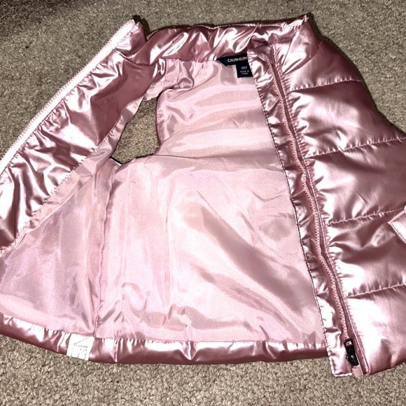 Toddler Pink Calvin Klein Vest - Picture 1 of 5